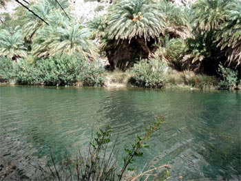 Kreta Preveli Fluss