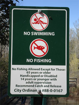 No Fishing Except