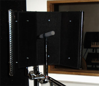 13.9.2008 Mikrofon im neuen Studio